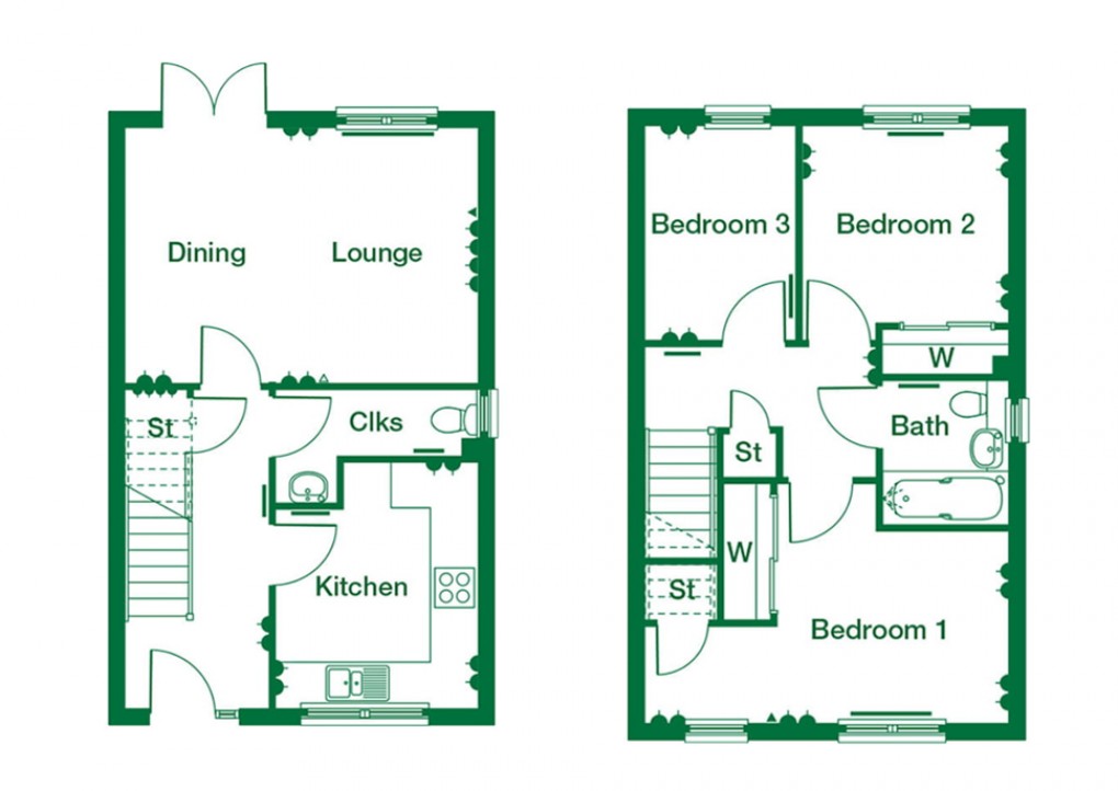 Floorplan for 3 Pinefield, Carrbridge   ** REDUCED/FIXED PRICE**