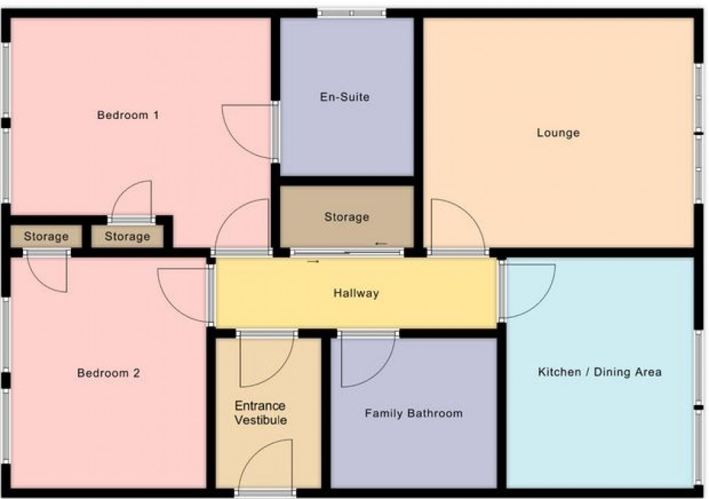 Floorplan for 3 Old Smiddy Court, Market Road, Grantown-on-Spey *CLOSING DATE FRIDAY 22nd March @ 12pm **