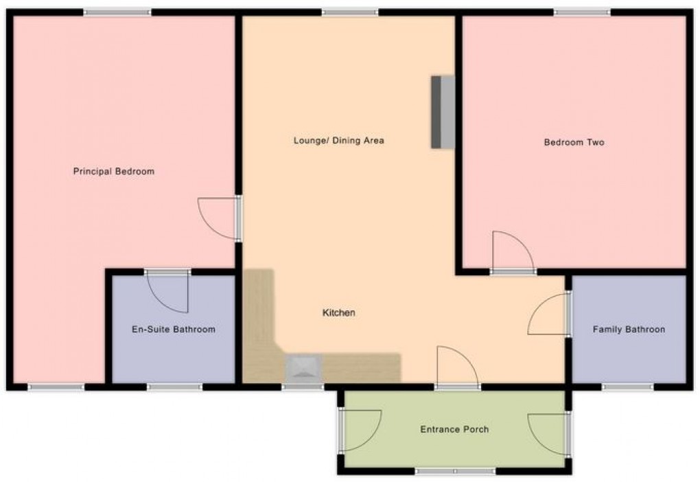 Floorplan for Honey Neuk, Golf Course Road, Newtonmore