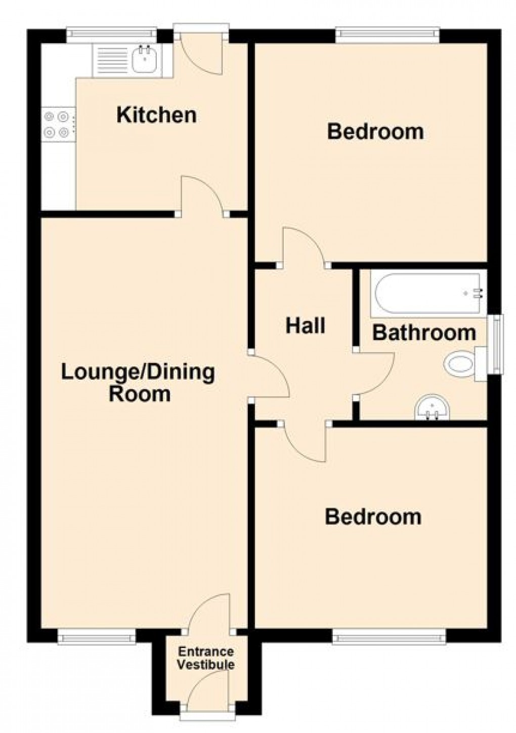 Floorplan for 53 Dalnabay, Silverglades, Aviemore