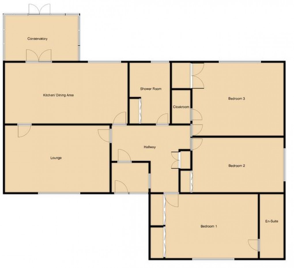 Floorplan for Puigcerda, Braeside Place, Newtonmore