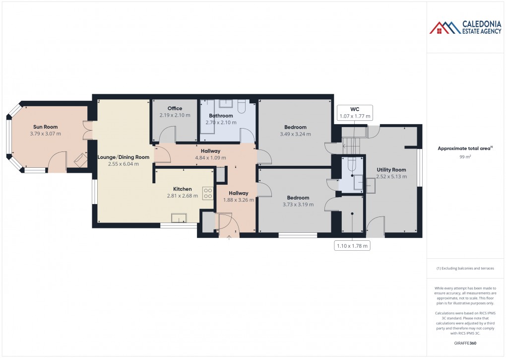 Floorplan for Smiddy Cottage, Mill Road, **Under Valuation**, Kingussie