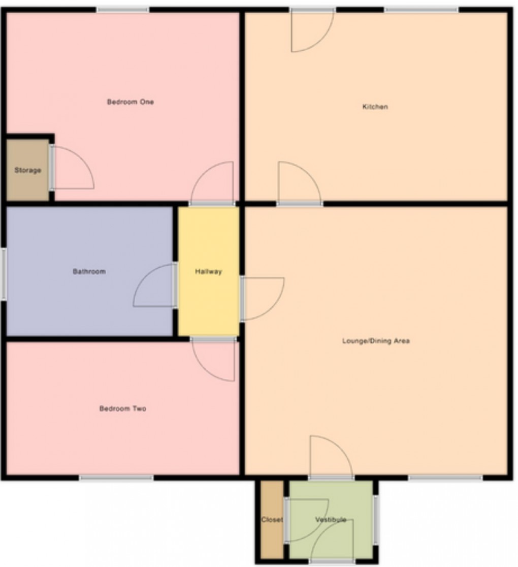 Floorplan for 89 Dalnabay, Silverglades, Aviemore