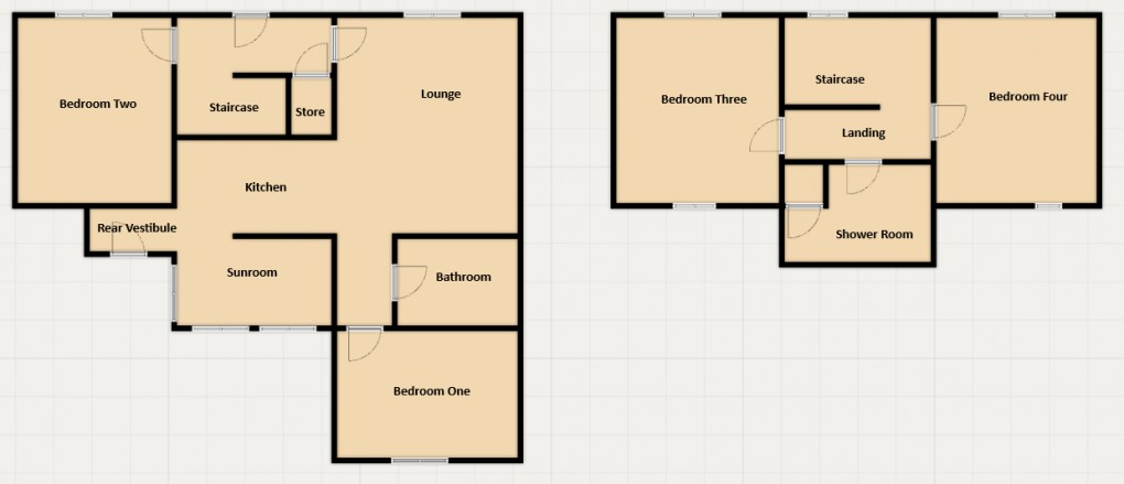 Floorplan for Ord Bhan, Main Street, Newtonmore