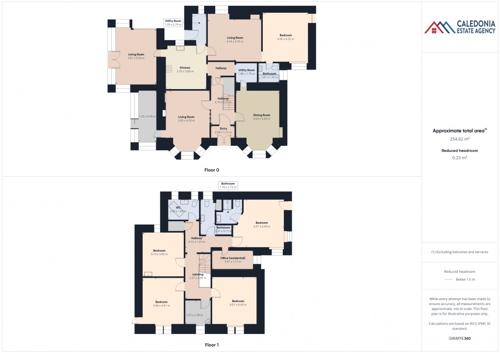 Floorplan for Glenquoich, Glen Road, Newtonmore