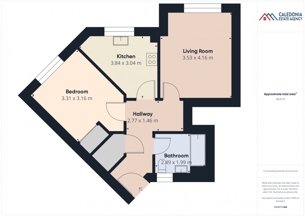 Floorplan for 8 Bynack House, Bynack More, Aviemore