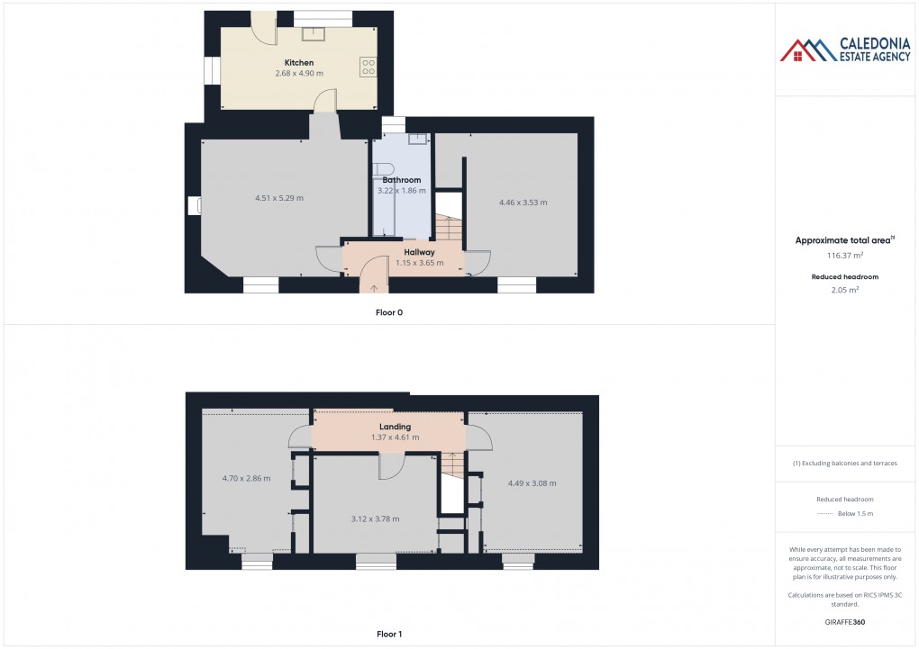 Floorplan for Inchlea, King Street, Kingussie