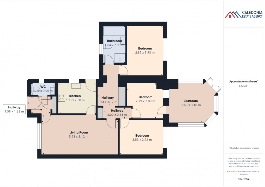 Floorplan for 71 Dalnabay, Silverglades, Aviemore