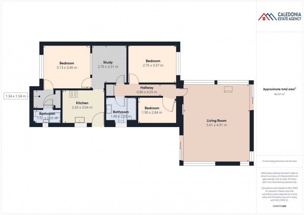 Floorplan for 63 Dalnabay, Silverglades, Aviemore