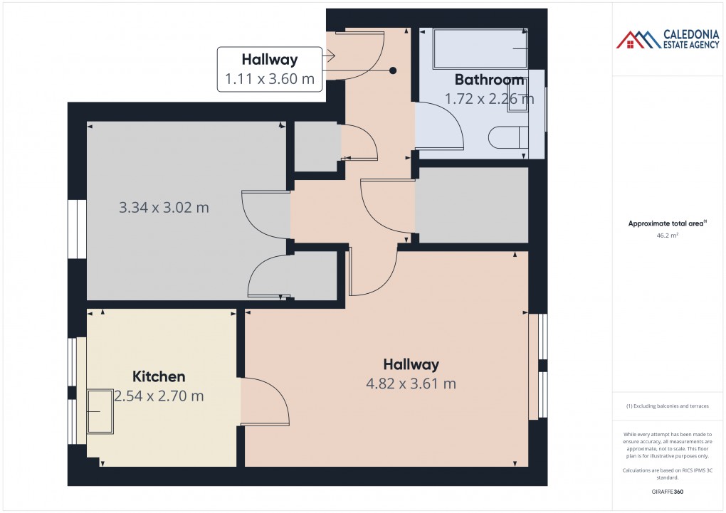 Floorplan for 11 Ruthven Court, Kingussie