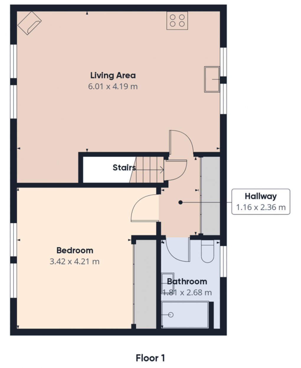Floorplan for 6 Columba Terrace, Kingussie *CLOSING DATE FRIDAY 16TH MAY AT 12PM*