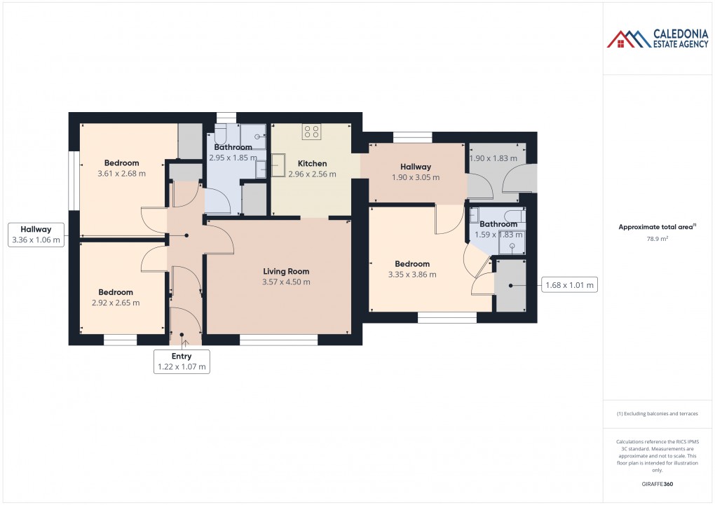 Floorplan for Glenavon Cottage, Main Street, Newtonmore