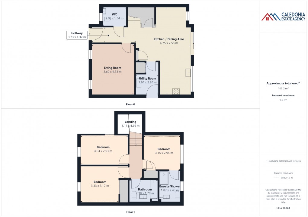 Floorplan for 34 Lairig Ghru View, Aviemore
