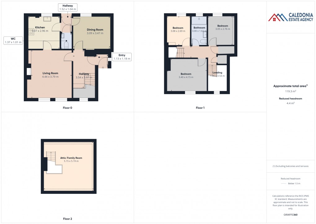 Floorplan for 22 Cairngorm Avenue, Aviemore  **CLOSING DATE WEDNESDAY 8th OCTOBER @ 12pm **