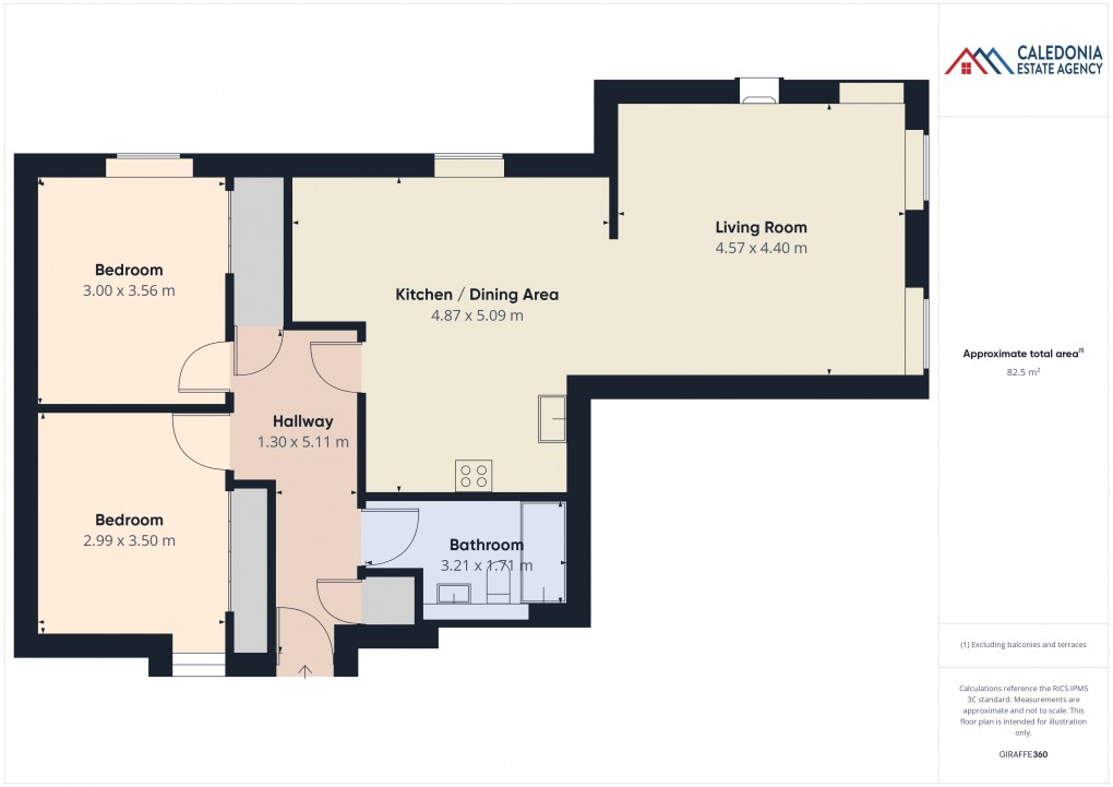 Floorplan for 124a High Street, Grantown-on-Spey