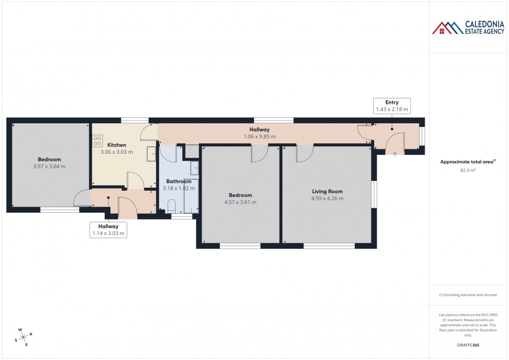 Floorplan for Shennachie, Deshar Road, Boat of Garten