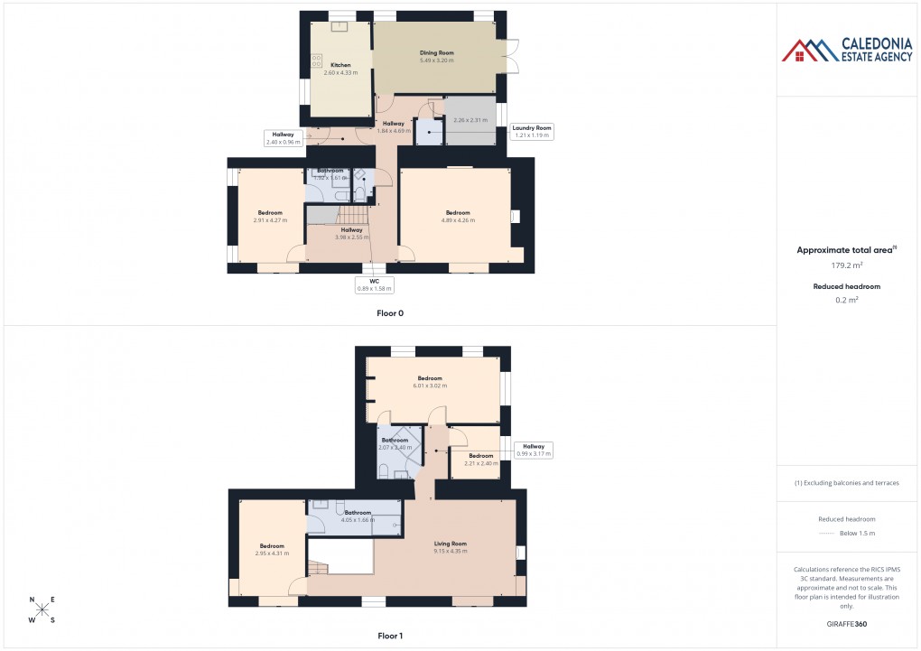 Floorplan for The Glebe, Duthil, Carrbridge