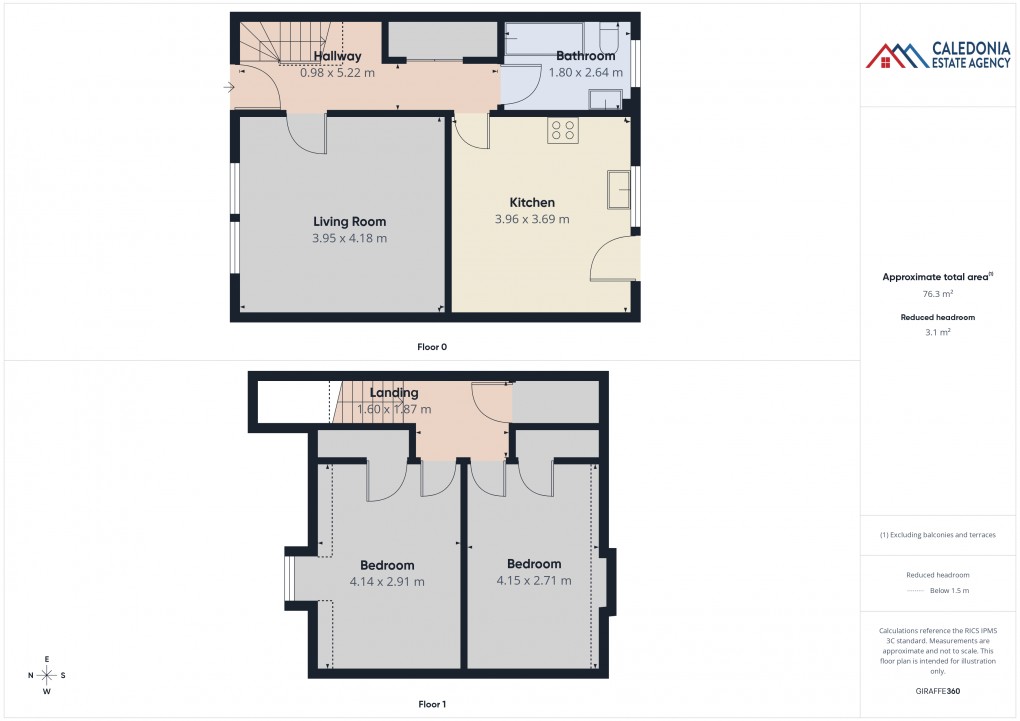 Floorplan for 5 Columba Terrace, Kingussie