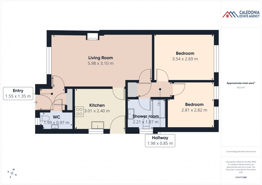Floorplan for 90 Dalnabay, Silverglades, Aviemore