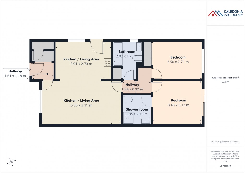 Floorplan for 147 Dalnabay, Silverglades, Aviemore