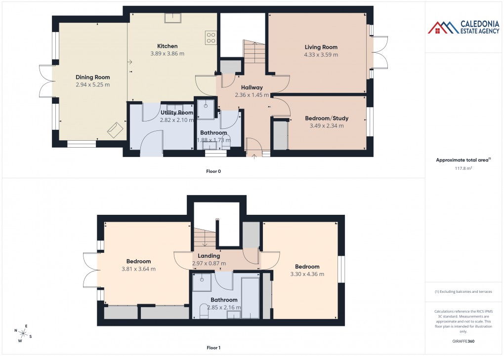 Floorplan for Am Bodach, Kingussie Road, Newtonmore **CLOSING DATE FRIDAY 15th MAY at 12pm**