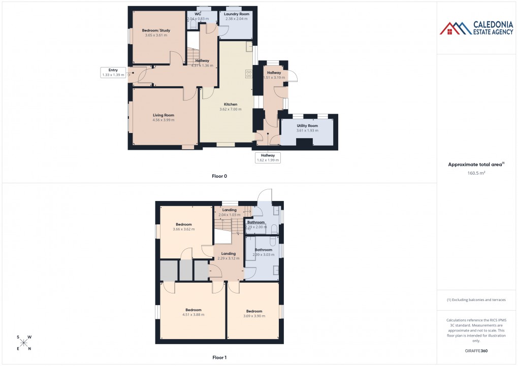 Floorplan for Rowan Tree House, Glenlivet, Ballindalloch