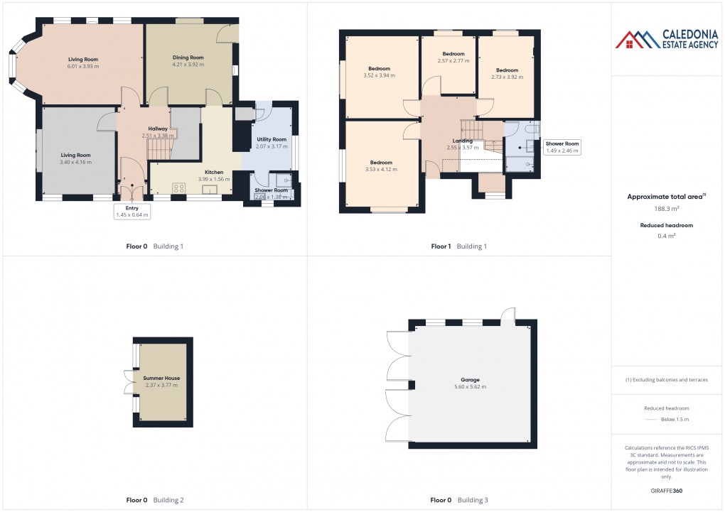 Floorplan for Craiglea, Middle Terrace, Kingussie