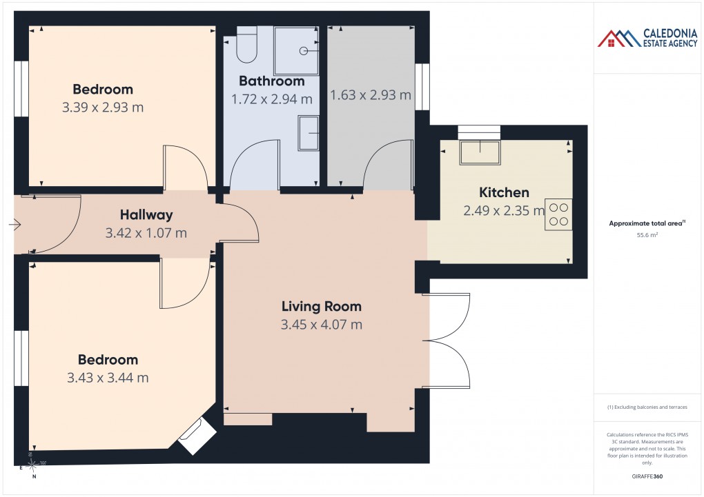 Floorplan for 3 Spey Avenue, Boat of Garten