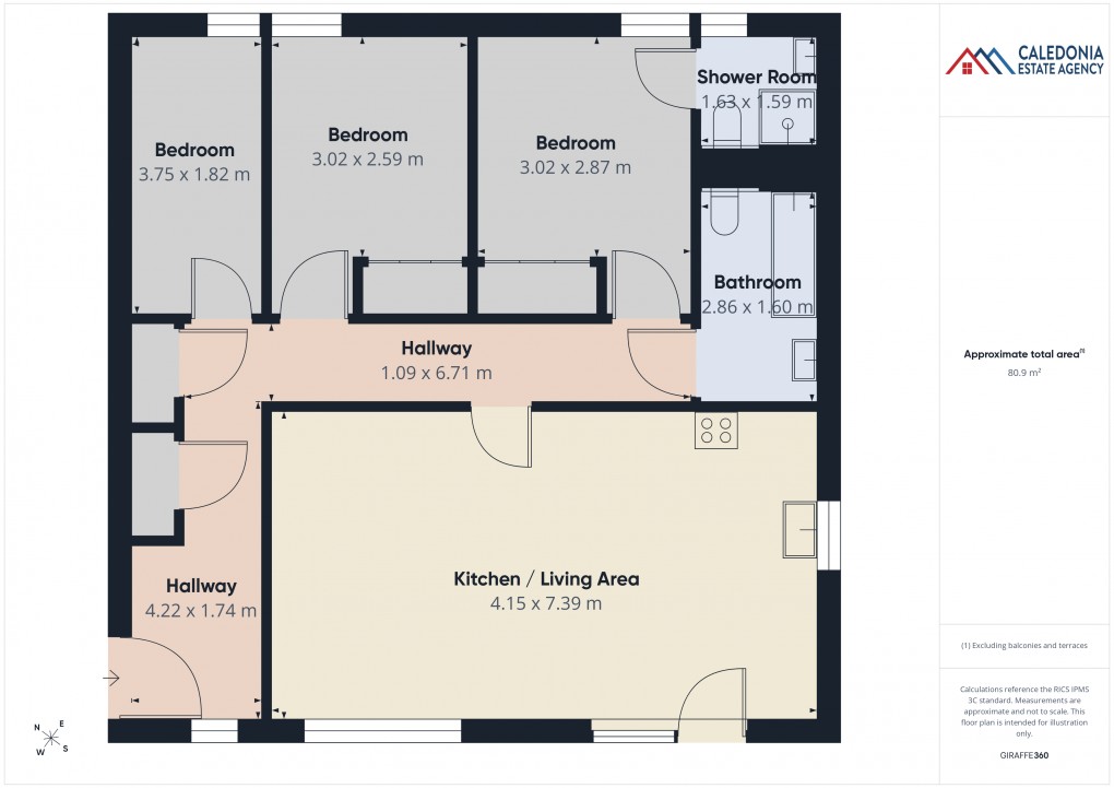 Floorplan for 16 Caledonia Place, Aviemore