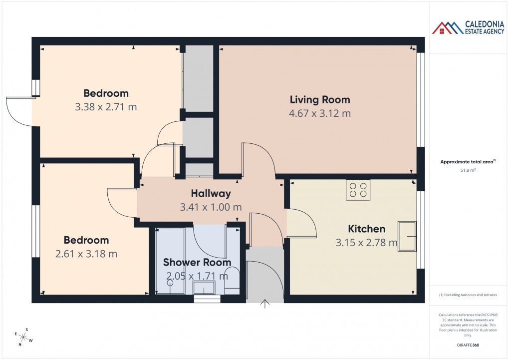 Floorplan for 32 Hillside Avenue, Kingussie