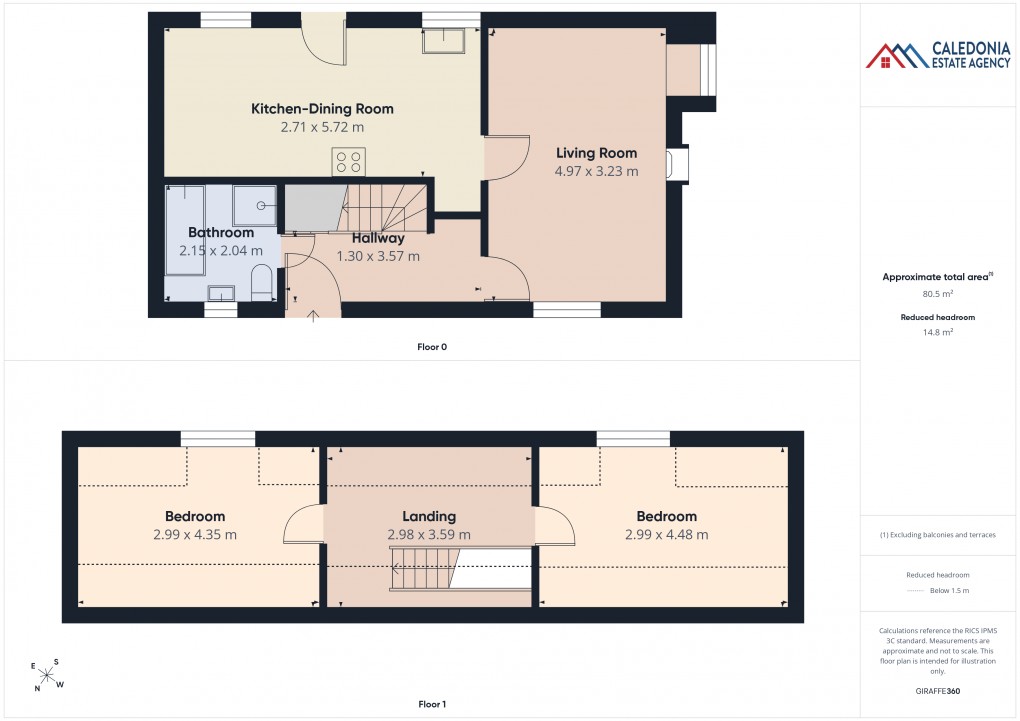 Floorplan for Livet Cottage, Birnie's Lane, Tomintoul