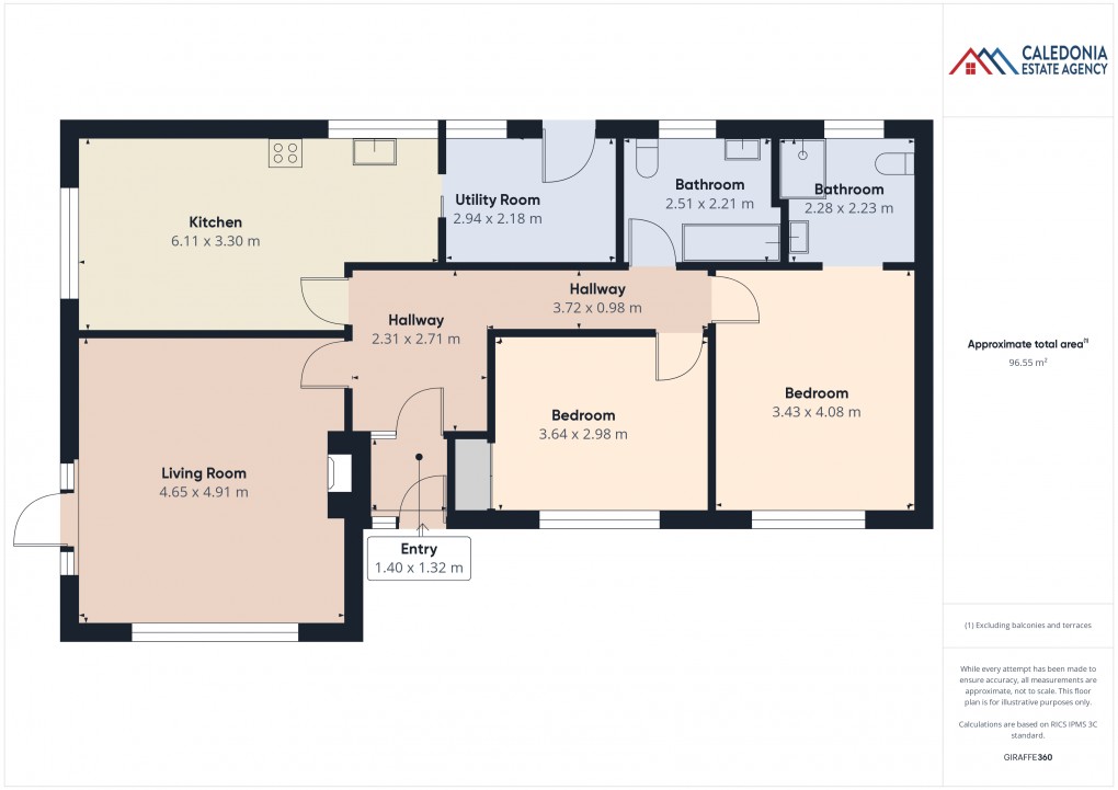 Floorplan for Camusfearna, Newtonmore Road, Kingussie