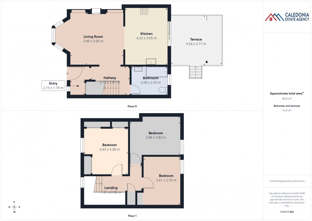 Floorplan for 3 Cairngorm Avenue, Aviemore