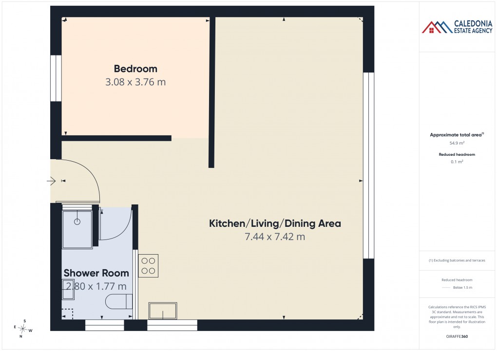 Floorplan for Feshiebruach, Feshie Bridge, Kingussie