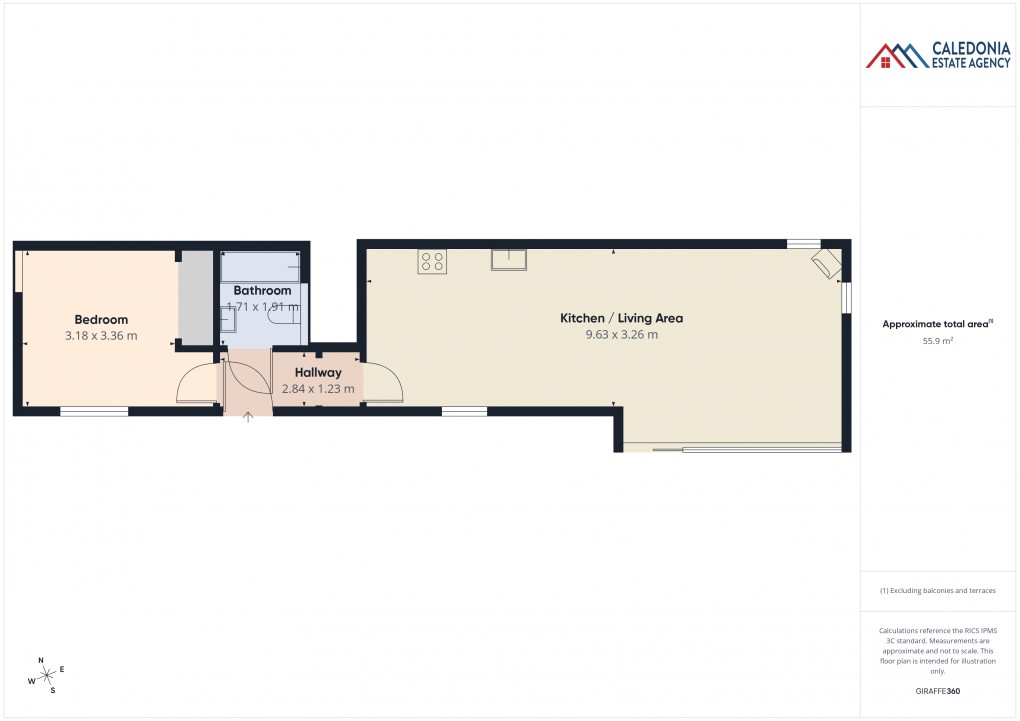 Floorplan for 122A High Street, Grantown-on-Spey