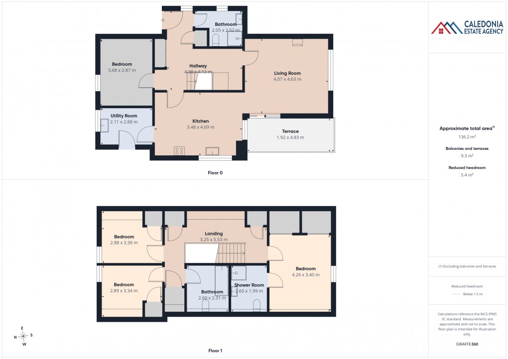 Floorplan for 12 Ski Road Cottages, Coylumbridge, Aviemore