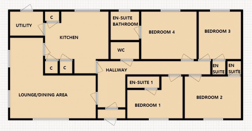 Floorplan for Nordic Lodge, Coylumbridge, Aviemore